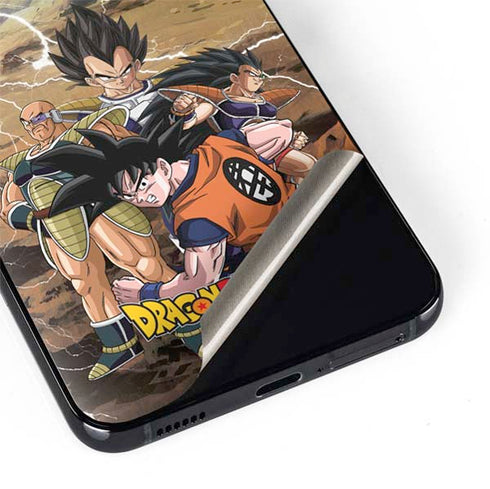 Dragon Ball Z Goku Versus Saiyans Galaxy S22 Plus Skin